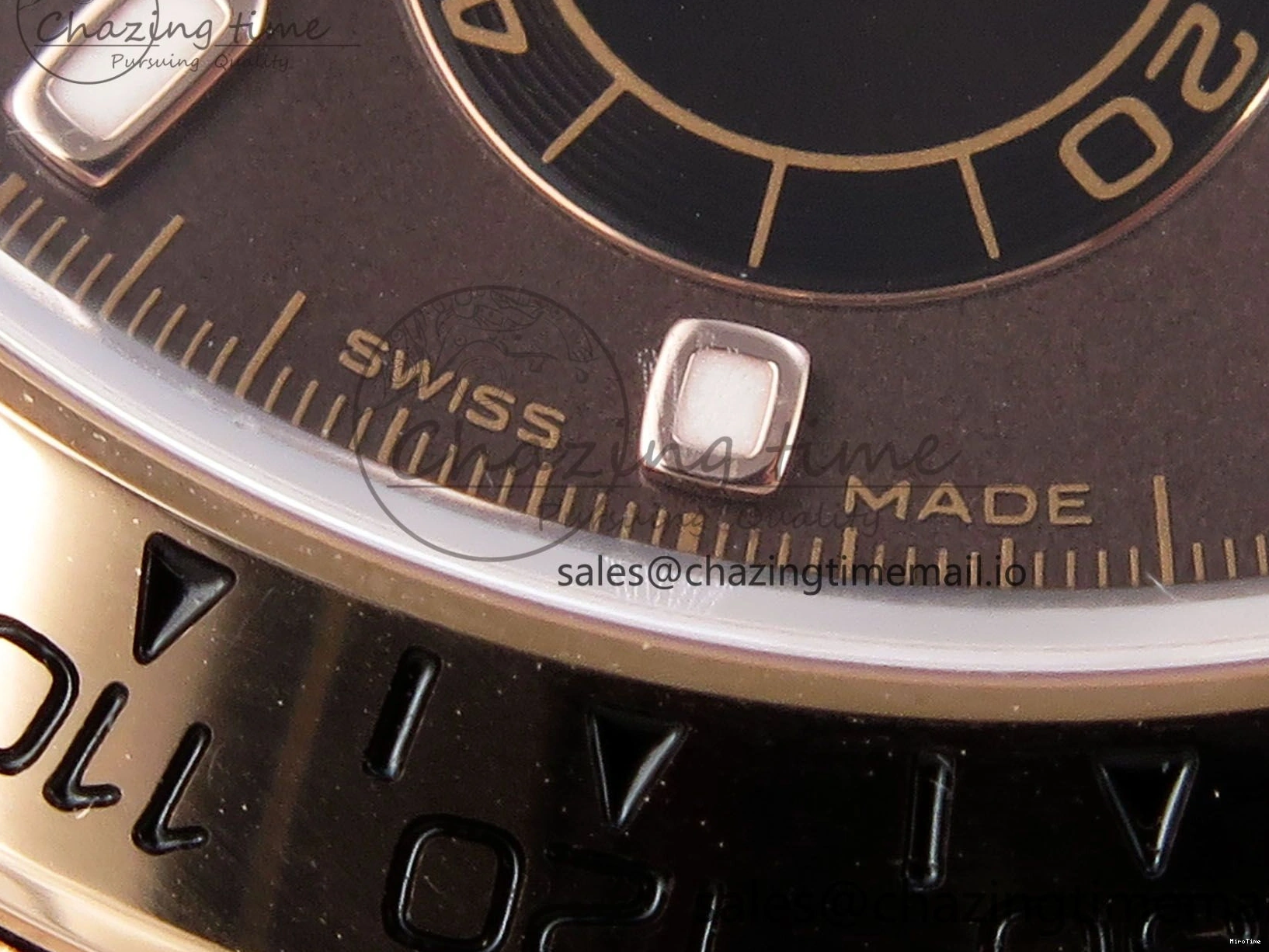 MiroTime 0302 Daytona 116505 KING 1:1 Best Edition Chocolate Dial on RG Bracelet SH OdorResistant 1932